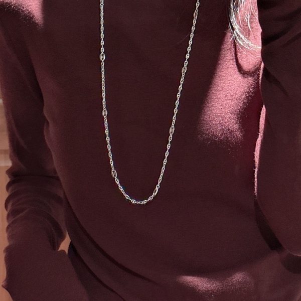 Wholesale 925 Sterling Silver Pig Nose Long Necklace - Image 5