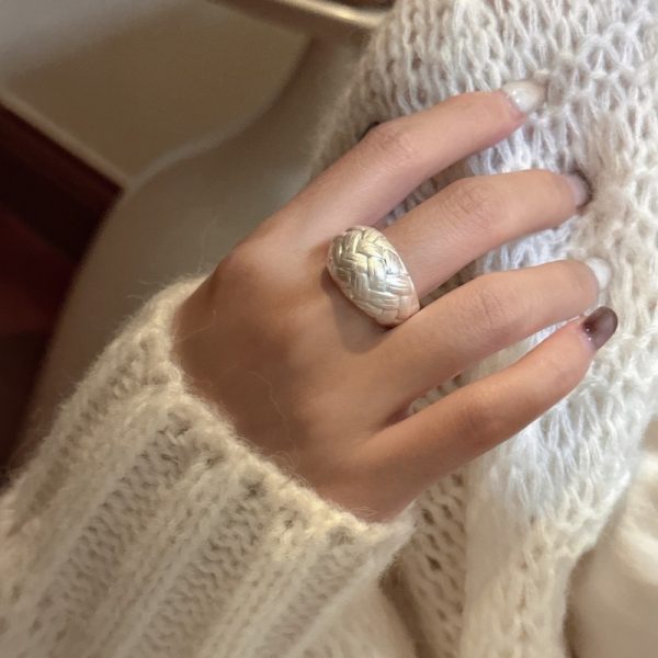 Wholesale 925 Sterling Silver Woven Ring - Image 5