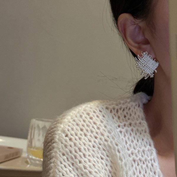 Wholesale 925 Sterling Silver Woven Earrings - Image 5