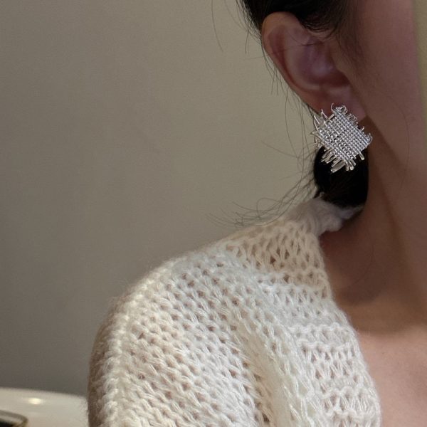 Wholesale 925 Sterling Silver Woven Earrings - Image 6