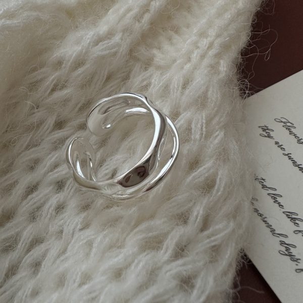 Wholesale 925 Sterling Silver Double Layers Ring - Image 3