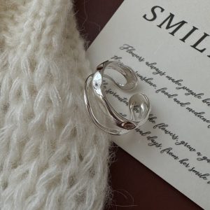 Wholesale 925 Sterling Silver Double Layers Ring