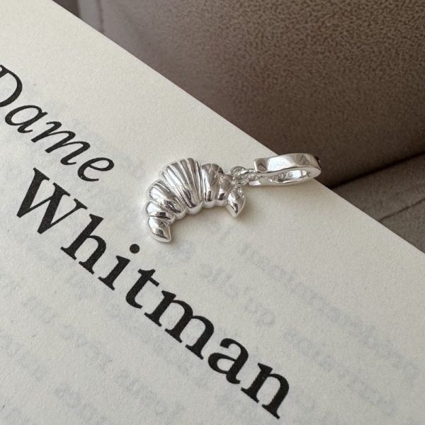 Wholesale 925 Sterling Silver Croissant Pendant - Image 3