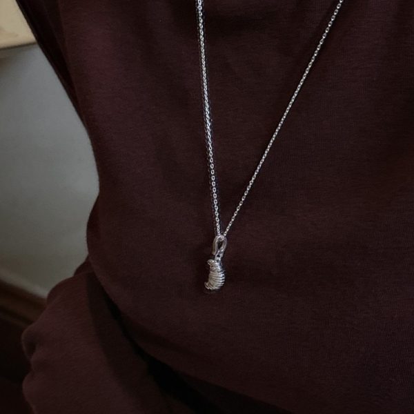 Wholesale 925 Sterling Silver Croissant Pendant - Image 4