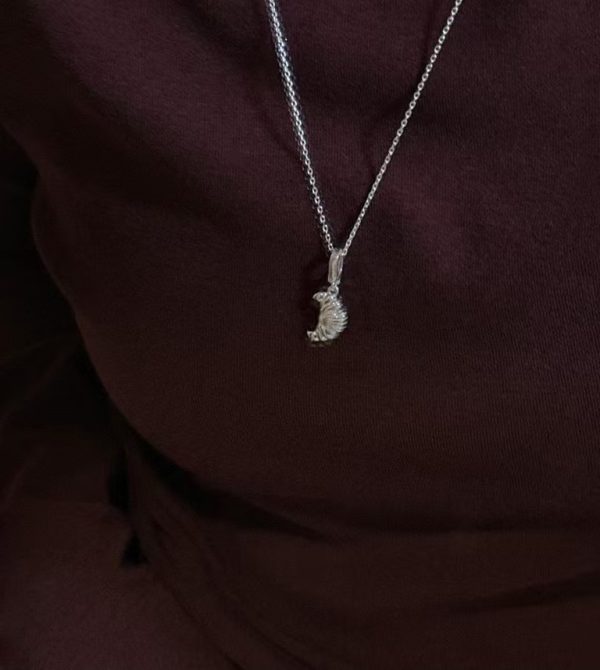 Wholesale 925 Sterling Silver Croissant Pendant - Image 6