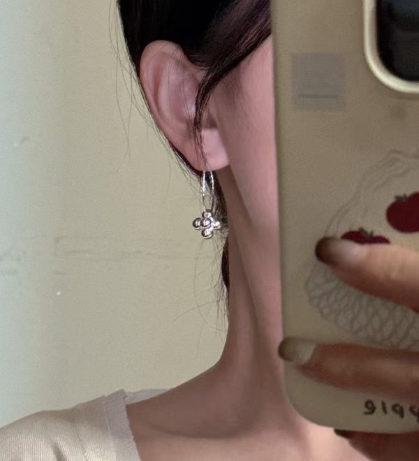 Wholesale 925 Sterling Silver Bead Hoop Earrings - Image 6