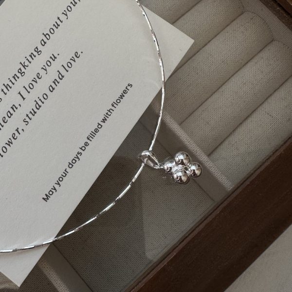 Wholesale 925 Sterling Silver Bead Choker - Image 2