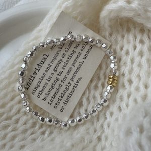 Wholesale 925 Sterling Silver Broken Silver Bracelet