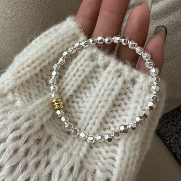 Wholesale 925 Sterling Silver Broken Silver Bracelet - Image 2