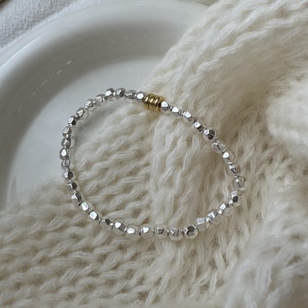 Wholesale 925 Sterling Silver Broken Silver Bracelet - Image 3