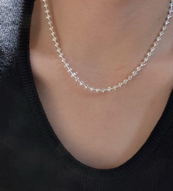Wholesale 925 Sterling Silver Bead OT Necklace - Image 5