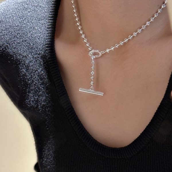 Wholesale 925 Sterling Silver Bead OT Necklace - Image 6