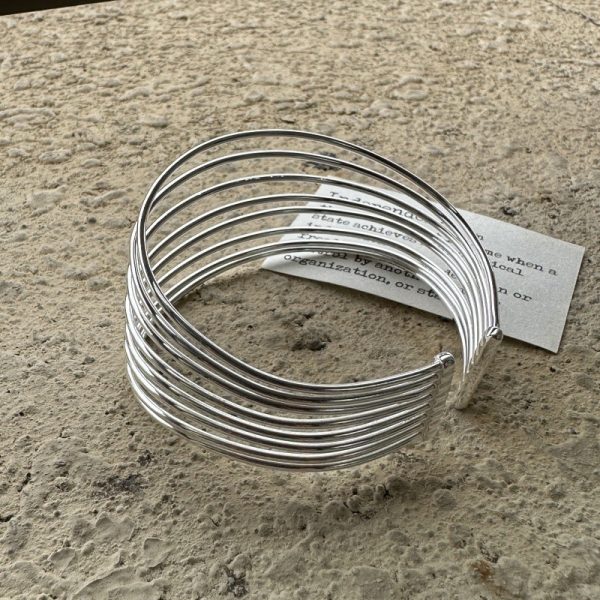Wholesale 925 Sterling Silver Multilayer Bangle - Image 2