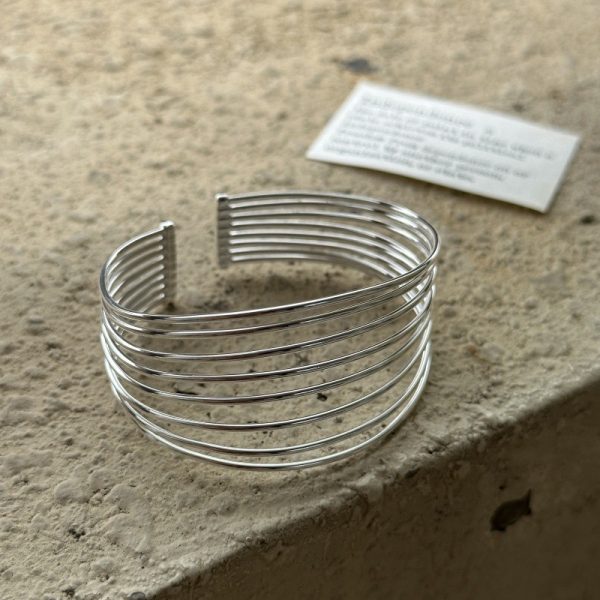 Wholesale 925 Sterling Silver Multilayer Bangle