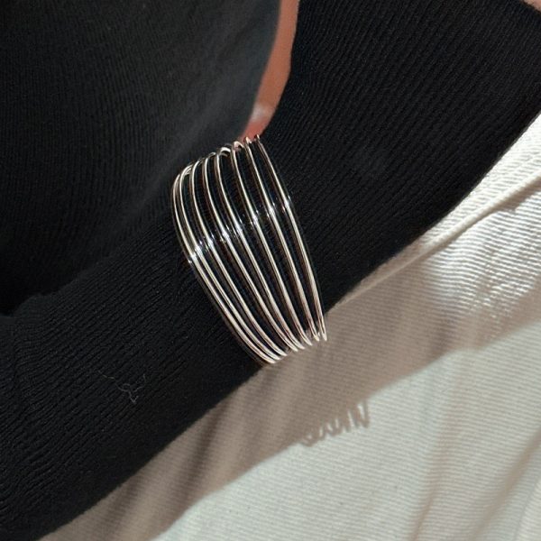 Wholesale 925 Sterling Silver Multilayer Bangle - Image 5
