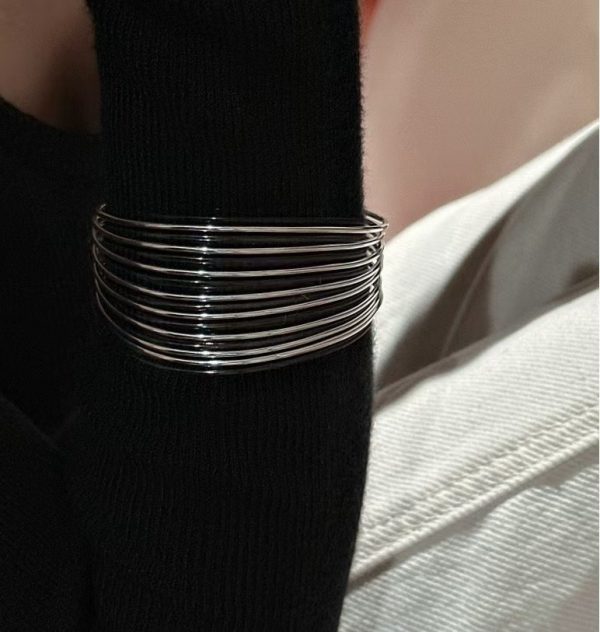 Wholesale 925 Sterling Silver Multilayer Bangle - Image 6