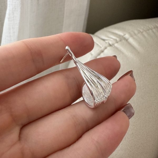 Wholesale 925 Sterling Silver Textured Earrings - Image 3