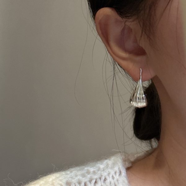 Wholesale 925 Sterling Silver Textured Earrings - Image 4