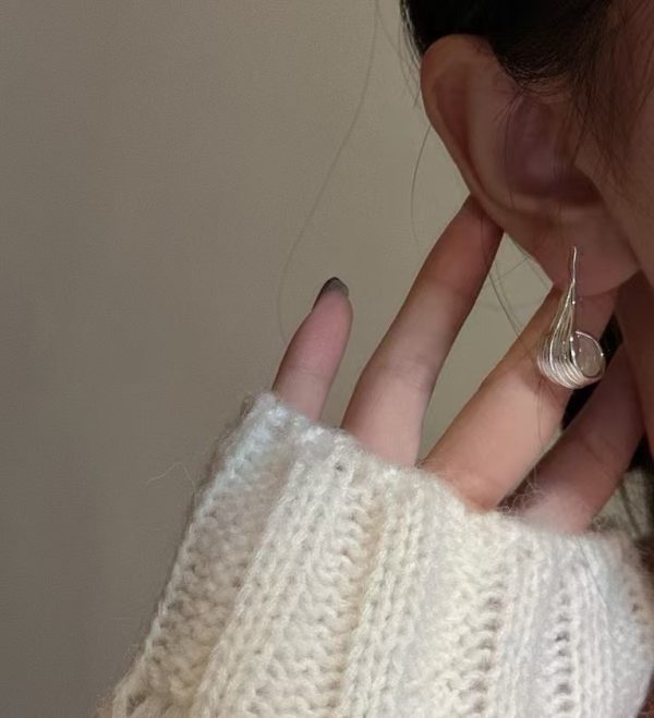 Wholesale 925 Sterling Silver Textured Earrings - Image 6