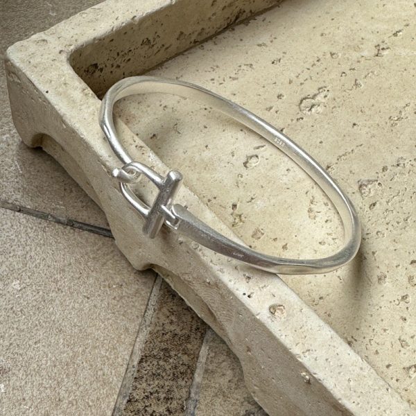 Wholesale 925 Sterling Silver Horseshoe Bangle - Image 2