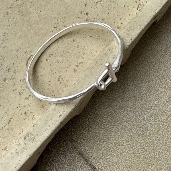 Wholesale 925 Sterling Silver Horseshoe Bangle - Image 3