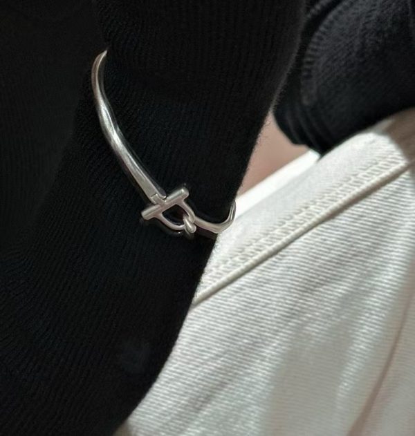 Wholesale 925 Sterling Silver Horseshoe Bangle - Image 6