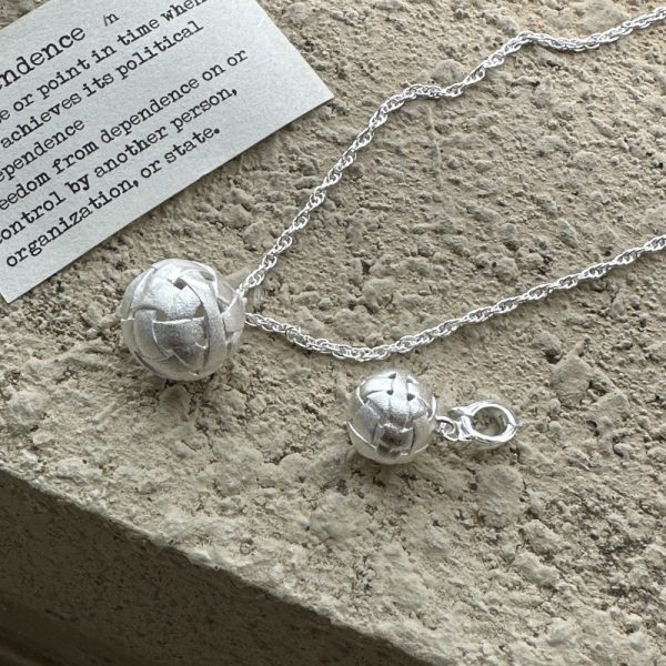 Wholesale 925 Sterling Silver Wool Ball Necklace - Image 2