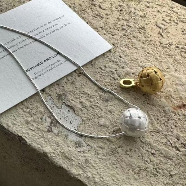 Wholesale 925 Sterling Silver Wool Ball Necklace - Image 3