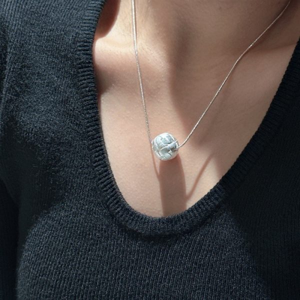 Wholesale 925 Sterling Silver Wool Ball Necklace - Image 6