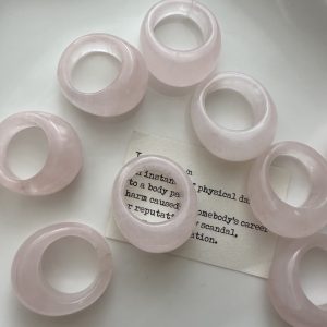 Rose Quartz Ring