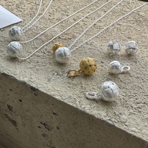 Wholesale 925 Sterling Silver Wool Ball Earrings