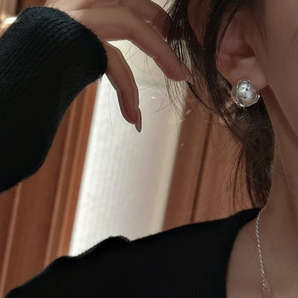 Wholesale 925 Sterling Silver Wool Ball Earrings - Image 4