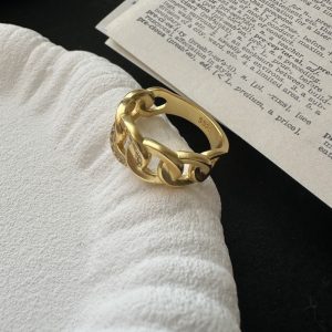 Wholesale 925 Sterling Silver Woven Zircon Ring