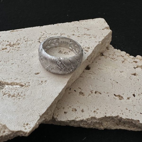 Wholesale 925 Sterling Silver Chunky Woven Ring - Image 2