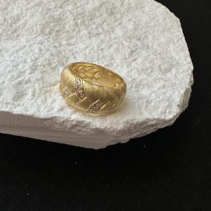 Wholesale 925 Sterling Silver Chunky Woven Ring