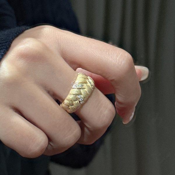 Wholesale 925 Sterling Silver Chunky Woven Ring - Image 4