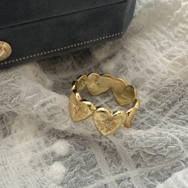 Wholesale 925 Sterling Silver Zircon Heart Ring - Image 2