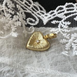 Wholesale 925 Sterling Silver Zircon Heart Pendant