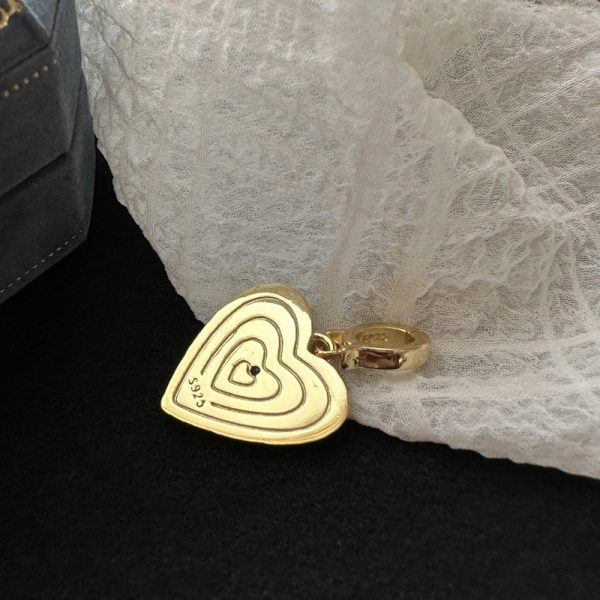 Wholesale 925 Sterling Silver Zircon Heart Pendant - Image 2