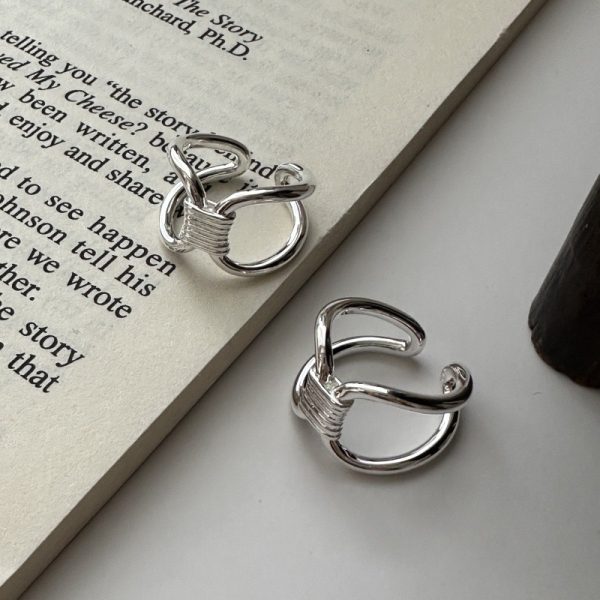 Wholesale 925 Sterling Silver Chunky Knot Ring - Image 3