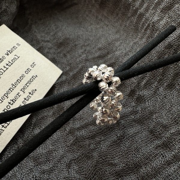 Wholesale 925 Sterling Silver CNC Bead Ring & Bracelet - Image 2