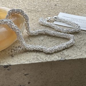 Wholesale 925 Sterling Silver Chunky Fashionable Necklace & Bracelet