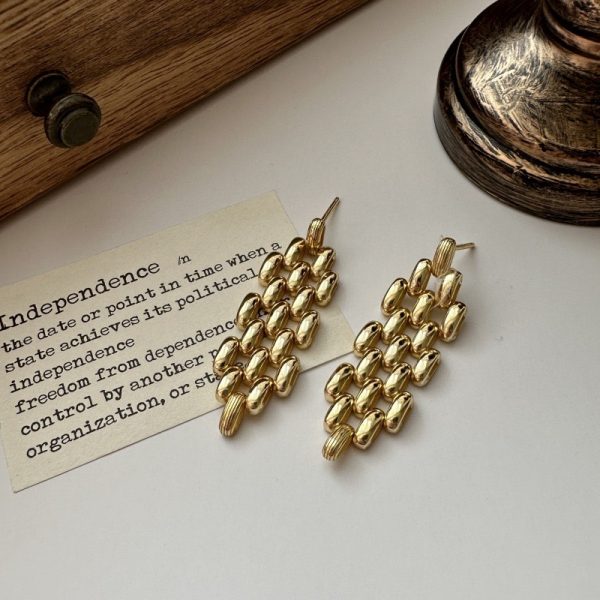 Wholesale 925 Sterling Silver Watch Strap Long Earrings - Image 2
