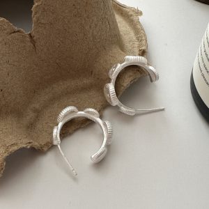 Wholesale 925 Sterling Silver Round Earrings