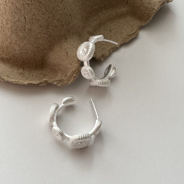 Wholesale 925 Sterling Silver Round Earrings - Image 3