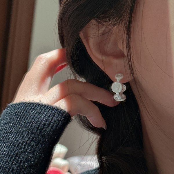 Wholesale 925 Sterling Silver Round Earrings - Image 4
