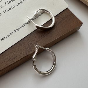 Wholesale 925 Sterling Silver Aperture Earrings