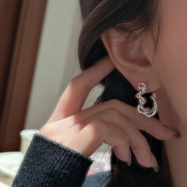 Wholesale 925 Sterling Silver Kink Earrings - Image 5