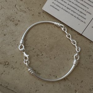 Wholesale 925 Sterling Silver Chain Bangle