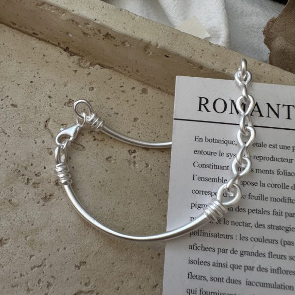 Wholesale 925 Sterling Silver Chain Bangle - Image 2